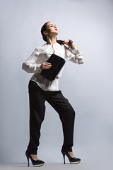 Obraz premium Girl posing. Studio