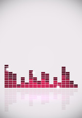 Naklejka premium Music Part Poster