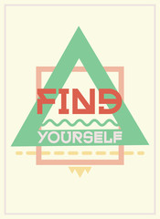 Simple and strong motivational poster