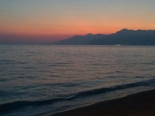 Fototapeta premium crepuscolo