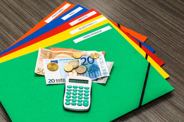 Classeur papiers