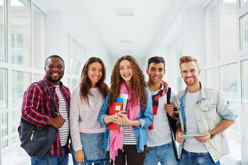 Obraz premium Successful students