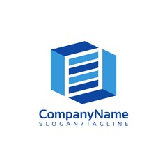 Square vector logo icon