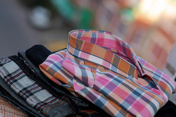 Set jeans belt shirt