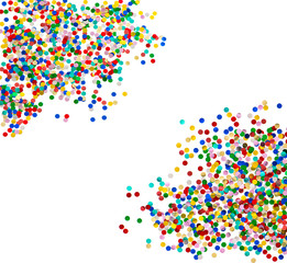Confetti background. Carnival and birthday party decoration