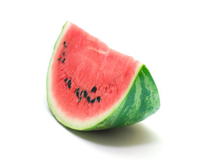watermelon's slice isolated on white background