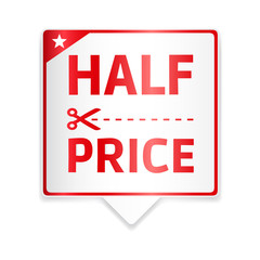 Half Price Red Tag