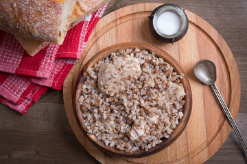 buckwheat with chicken