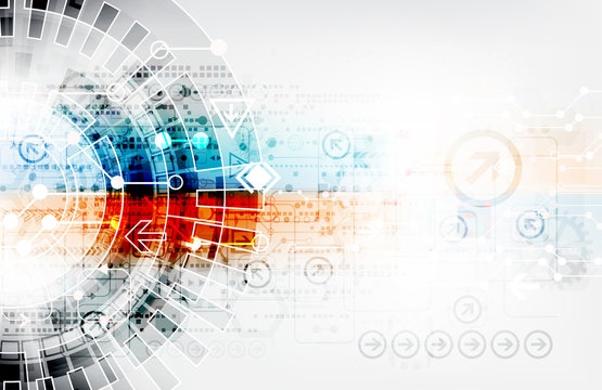 Abstract digital communication technology background.