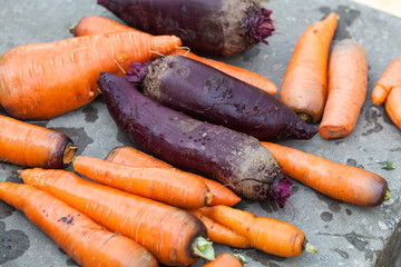 carrots and beets