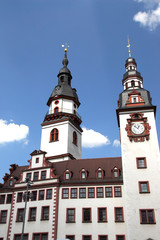 Rathaustürme Chemnitz © H.D.Volz