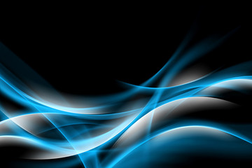 Abstract Blue Shiny Background Design