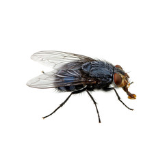 fly on a white