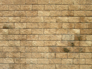 grunge stone brown wall