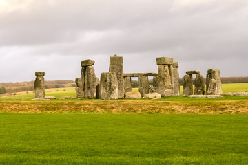 Obraz na płótnie Canvas Stonehenge, England / Stonehenge is a prehistoric monument located in Wiltshire, England.