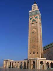 mosqu&eacute;e minaret hassan 2 Casablanca Maroc