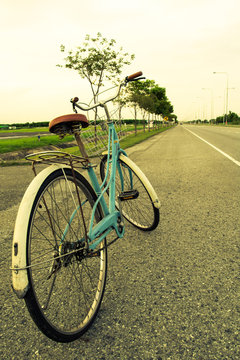 bicycle vintage. Split toning