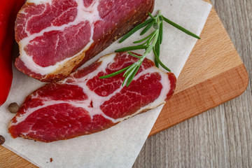 Smoked bacon