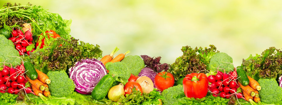Fresh vegetables.