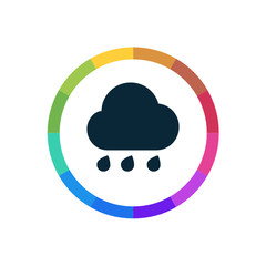 Modern Multicolored Icon