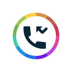 Modern Multicolored Icon