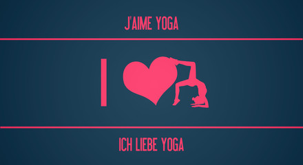 Ich liebe Yoga