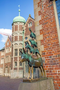Bremer Stadtmusikanten sculpture