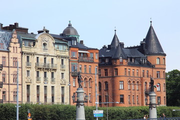 Fototapeta premium Strandvagev,Stockholm n
