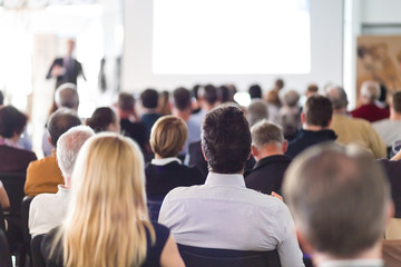 Audience in the lecture hall.