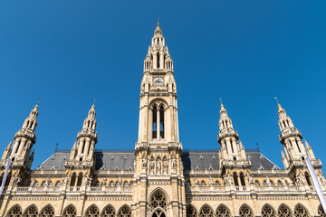 Built In 1883 The Rathaus (Town Hall) is a building in Vienna which serves as the seat both of the...