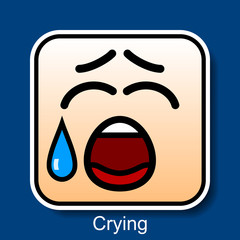 Emoticon Crying