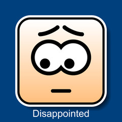 Emoticon Disappointed