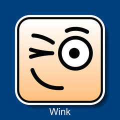 Emoticon Wink