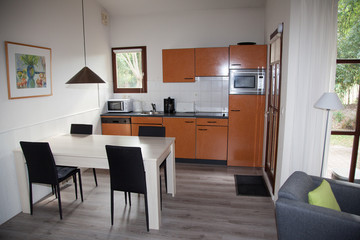 Modern kitchen, in a house