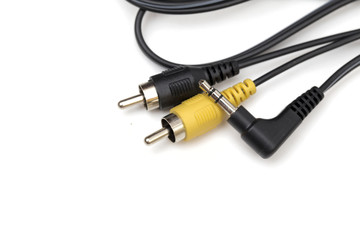 plug on the white background