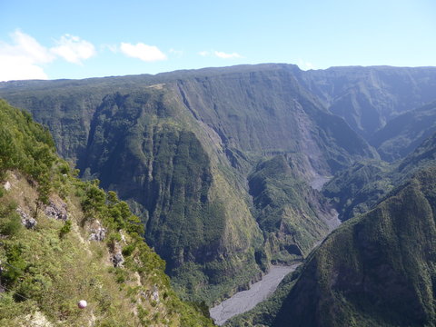 rivière des remparts, île de la Réunion