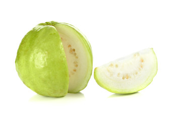 guava fruit isolated on white background