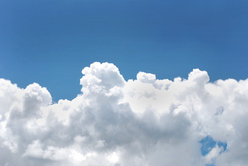 Naklejka na ściany i meble Clouds in the sky background