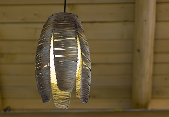 Lamp bulb with braided cover