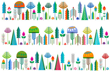 Obraz premium forest borders