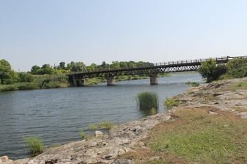 Bridge across river