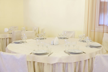 Interior of a modern cafe