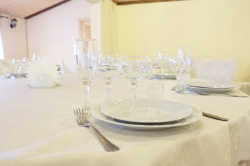 Interior of a modern cafe