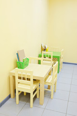 Children zone in a paediatrician clinic