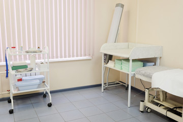 Interior of a pediatrician office.