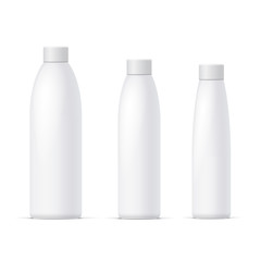 White Realistic Cosmetics bottle set