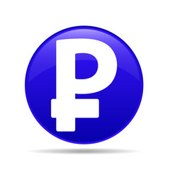 vector icon ruble