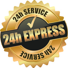 golden 24h express sign