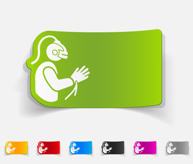 realistic design element. virtual reality