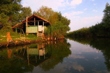 Fototapeta na wymiar Danube Delta landscape